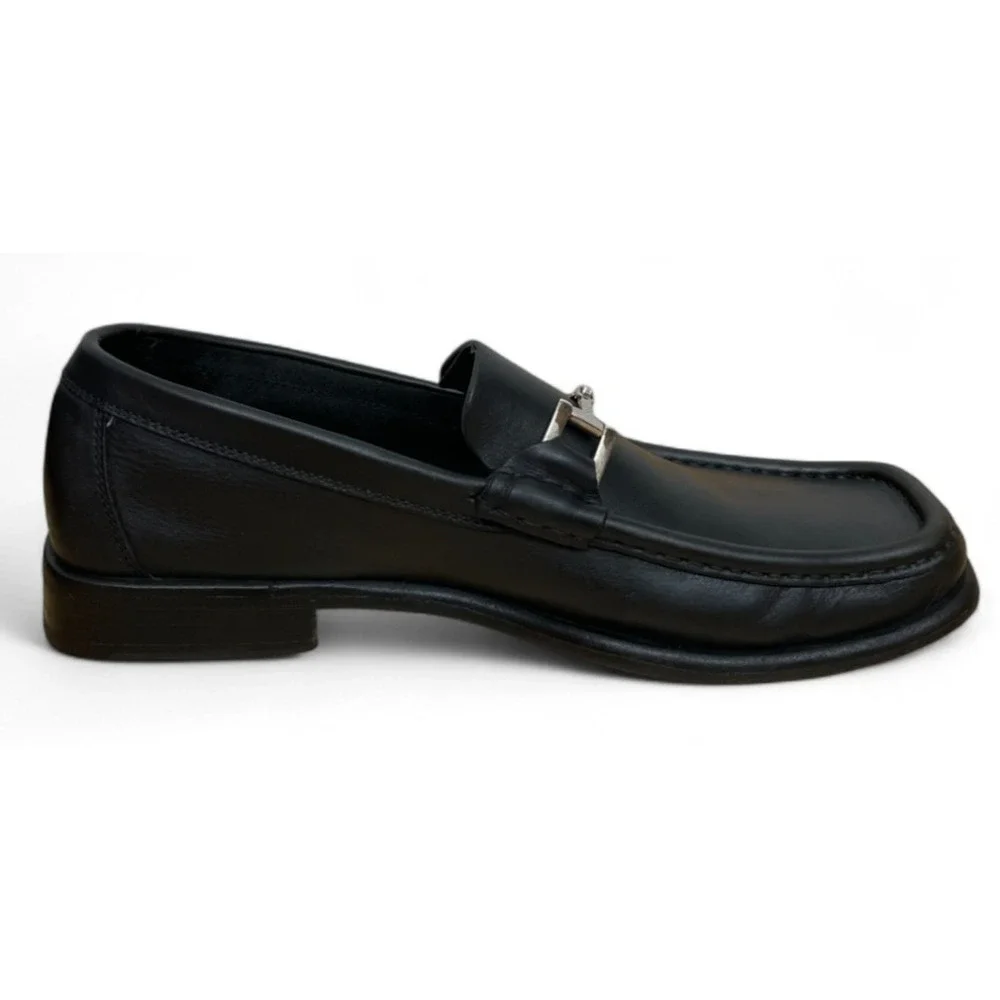 Vintage Gucci Horsebit Loafers Black 8 D